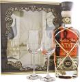 Plantation Barbados XO 20th Anniversary Giftbox with Glasses 40% 700ml