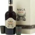 Naga Double Cask Aged Giftbox With Glasses 40% 700ml
