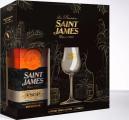 Saint James VSOP Giftbox with Two Glasses 43% 700ml
