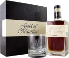 Gold of Mauritius Dark Rum Gift Pack With Glass 40% 700ml