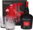 Dictador Giftbox With Glasses 12yo 40% 700ml