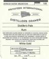 Privateer Distiller's Drawer #109 Distiller's Pale Pot Stilled White Gold 3yo 58% 750ml