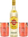 Havana Club Original Giftbox with Two Metal Cups 3yo 37.5% 700ml