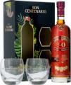 Ron Centenario Fundacion Giftbox With Glasses 20yo 40% 700ml