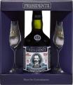 Presidente Marti Giftbox With Glasses 15yo 40% 700ml