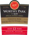 Worthy Park 2007 FRS Gemini Barrel 13yo WPM 56% 750ml
