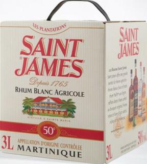 Saint James Rhum Blanc Agricole Cubi 50% 3000ml
