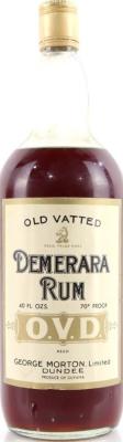 George Morton Demerara Distillers Ltd Guyana O.V.D. Old Vatted 7yo 40% 1000ml