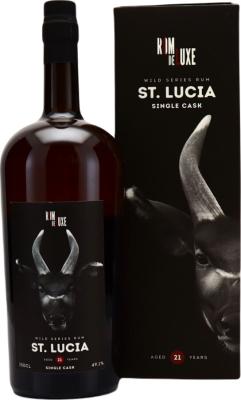 Rom De Luxe 2000 Saint Lucia SLRP Wild Series No.21 Cask No.6 21yo 49.1% 1500ml