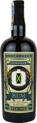 Warehouse #1 Overproof White NYE WK 63% 700ml