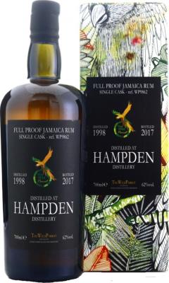 The Wild Parrot 1998 Hampden WP9862 19yo 62% 700ml