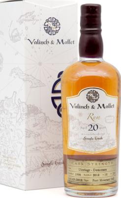 Valinch & Mallet 1998 Uitvlught Demerara Single Cask 20yo 59.2% 700ml