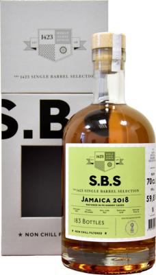 S.B.S 2018 Jamaica Matured in PX Sherry Casks 59.8% 700ml
