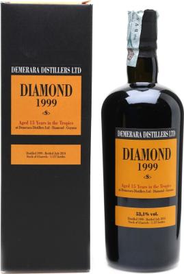Velier Demerara 1999 Diamond <S> Guyana 15yo 53.1% 700ml