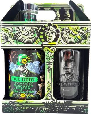Albert Michler Old Bert Jamaica Kingston Spiced Giftbox With Glass 40% 700ml