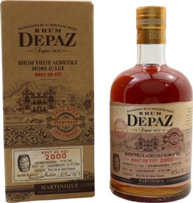 Depaz 2000 Brut de Fut 17yo 58.5% 700ml