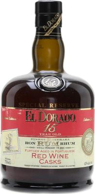 El Dorado Special Reserve Red Wine Casks 15yo 43% 750ml