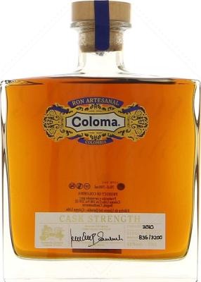 Coloma 2010 Cask Strength 10yo 61% 700ml