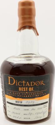 Dictador Best of 1979 A Buen Entendedor Pocas Palabras Bastan 41.2% 700ml