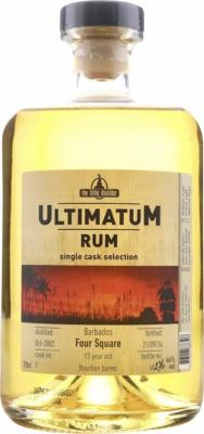 Ultimatum 2002 Barbados Foursquare 13yo 46% 700ml