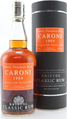Bristol Classic 1989 Caroni Finest Trinidad 19yo 43% 700ml