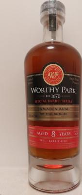 Worthy Park 2013 Special Barrel Series #510 Bottled for Denmark 8yo 62% 700ml