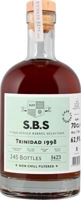 S.B.S 1998 Trinidad 24yo 62.9% 700ml