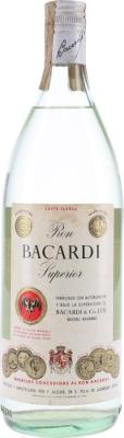 Bacardi Carta Blanca Superior White 40% 1000ml