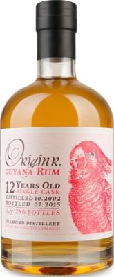 Origin R. 2002 Diamond Guyana Single Cask 12yo 45% 700ml