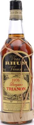 Domaine de Trianon Martinique Vrai Rhum Vieux 1976 45% 700ml