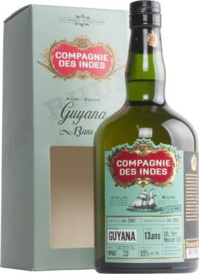 Compagnie des Indes 2002 Guyana 13yo 58% 700ml