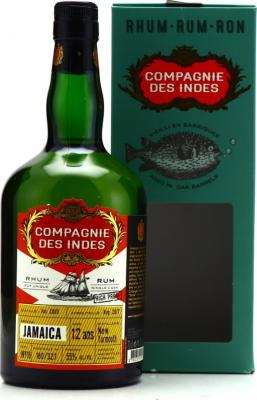 Compagnie Des Indes 2005 New Yarmouth Jamaica 12yo 55% 700ml