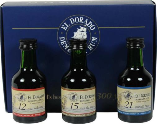 El Dorado 3 miniatures bottles SET 50ml