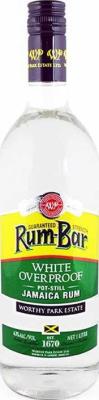 Rum Bar White Overproof Pot Still Worthy Park Jamaica 65% 1000ml