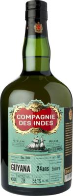 Compagnie des Indes 1990 Guyana 24yo 58.1% 700ml