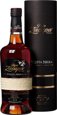 Zacapa Etiqueta Negra Sistema Solera Tube 23yo 43% 700ml