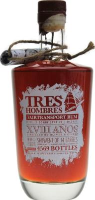 Tres Hombres Ed. 7 By Oliver & Oliver 18yo 40.7% 700ml