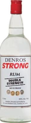 Saint Lucia Distillers Denros Strong 80% 1000ml