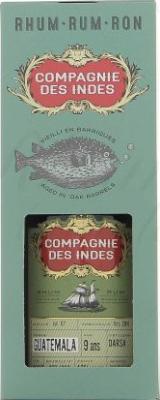 Compagnie des Indes 2007 Darsa Guatemala 9yo 43% 700ml