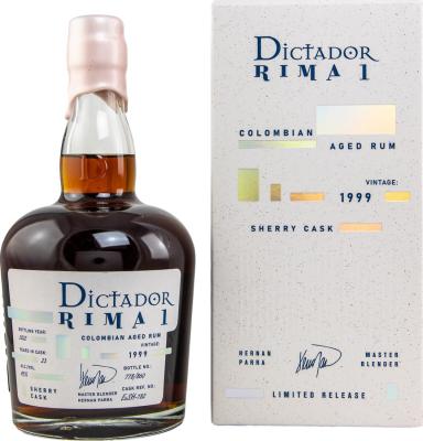 Dictador 1999 RIMA 1 Sherry Cask 23yo 45% 700ml