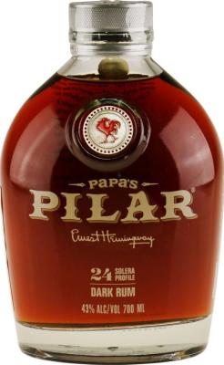 Papas Pilars Dark Rum 24yo 43% 700ml