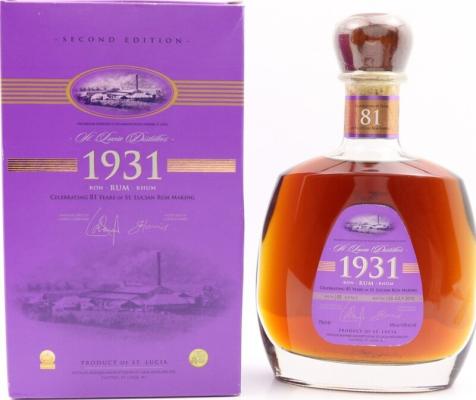 Saint Lucia Edition 1931 Batch No.2 43% 700ml