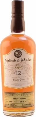 Valinch & Mallet 2006 PDM Panama Single Cask 12yo 58.6% 700ml