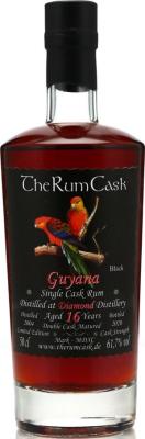 The Rum Cask 2004 Diamond Distillery Guyana Black 16yo 61.7% 500ml