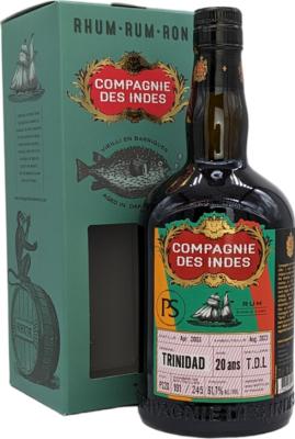 Compagnie des Indes 2003 Trinidad Bottled for Premium Spirit in Belgium 20yo 61.7% 700ml