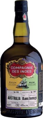 Compagnie des Indes 2013 Beenleigh Australia 8yo 43% 700ml