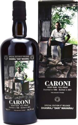 Velier Caroni 1996 Employees Edition 5th Release Dhanraj Dan Maharaj Velier 66.3% 700ml