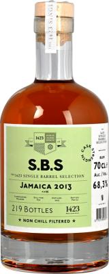 S.B.S 2013 Hampden Jamaica <H> Cask Strength 9yo 68.3% 700ml