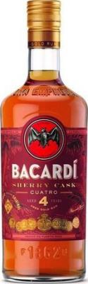 Bacardi Cuatro Sherry Cask Finish 4yo 40% 1000ml