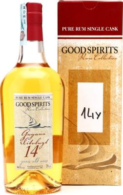 Good Spirits 1998 Uitvlugt Guyana Single Cask 14yo 46% 700ml